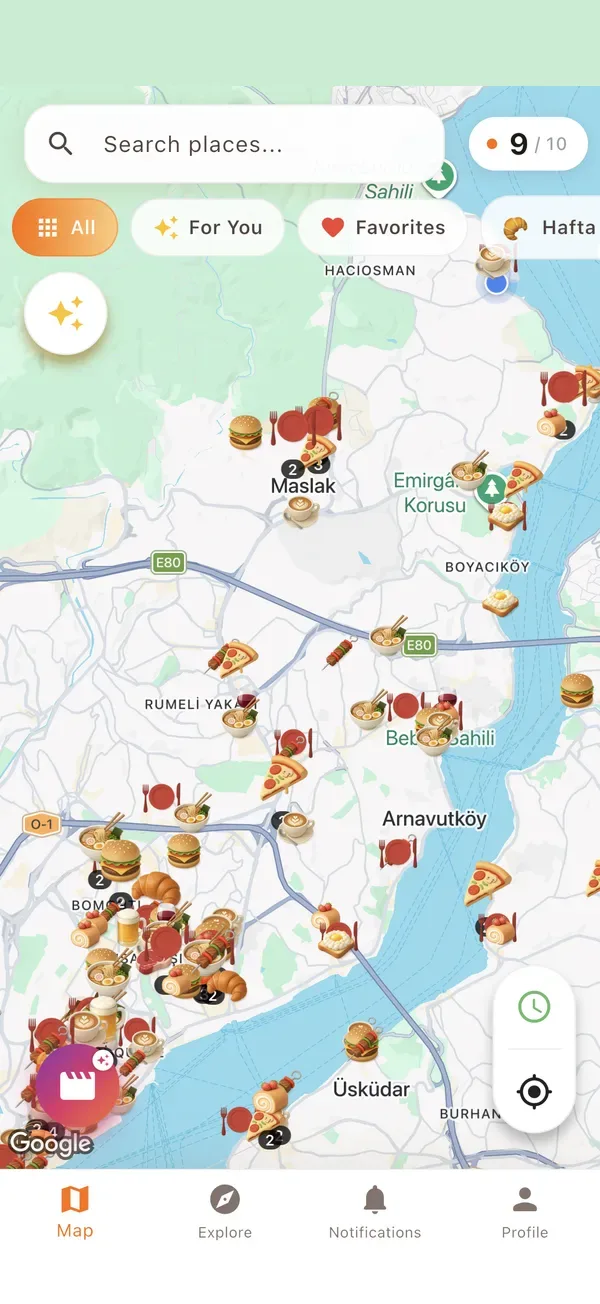 Map Screen